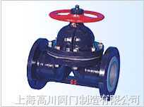 氟襯閥-聚全氟襯里隔膜閥-上海高川閥門制造
